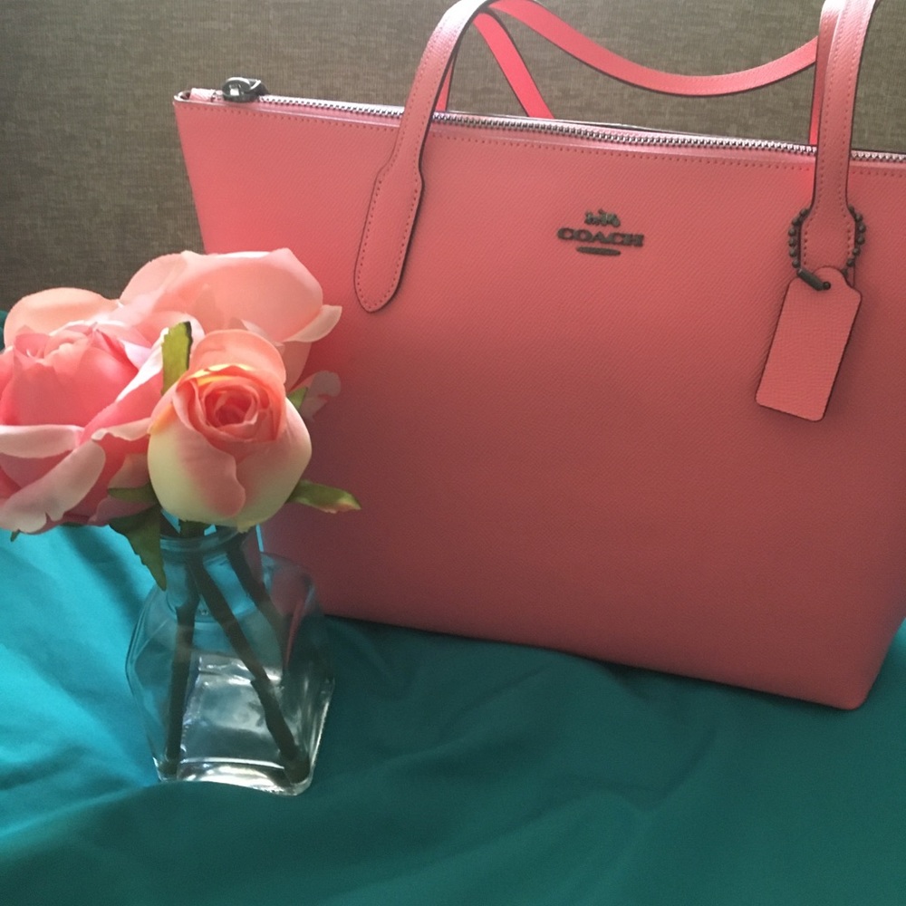 Coach Zip Top Tote